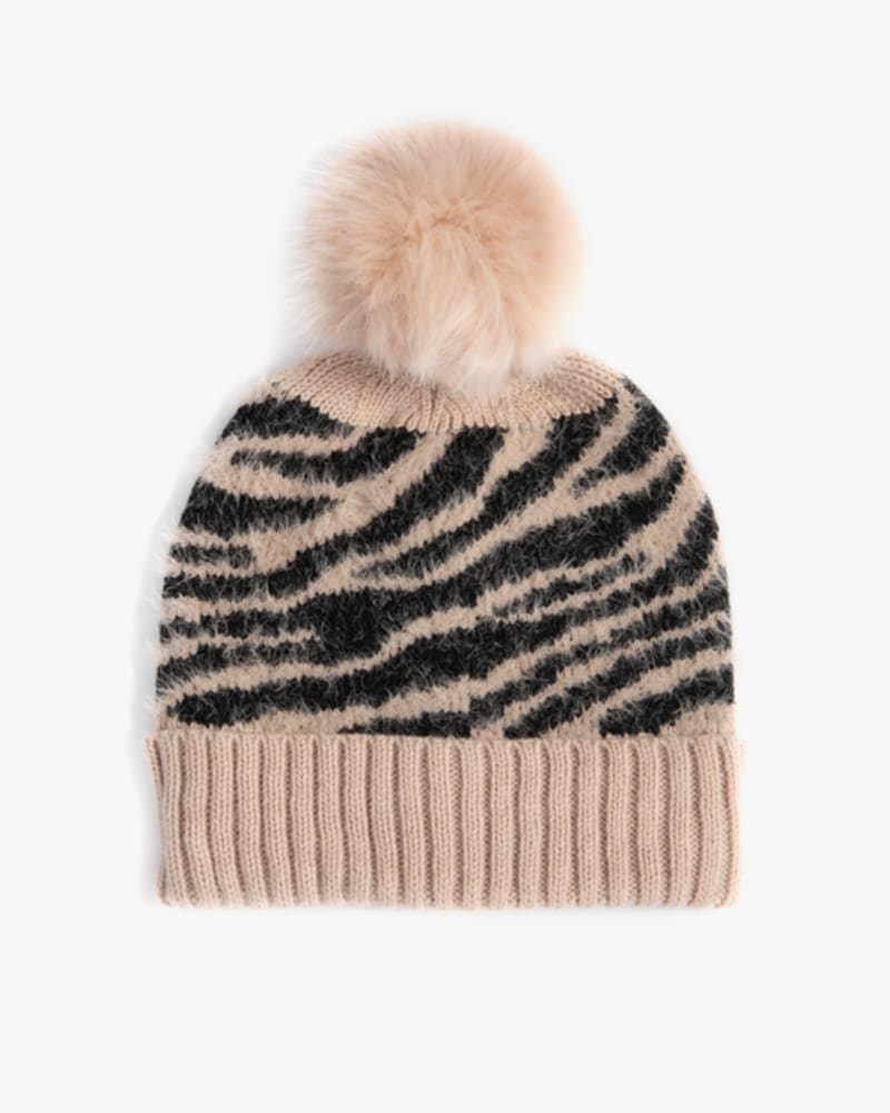 Front of a size None Carly Puff Beanie in Blush by Shiraleah. | dia_product_style_image_id:243143